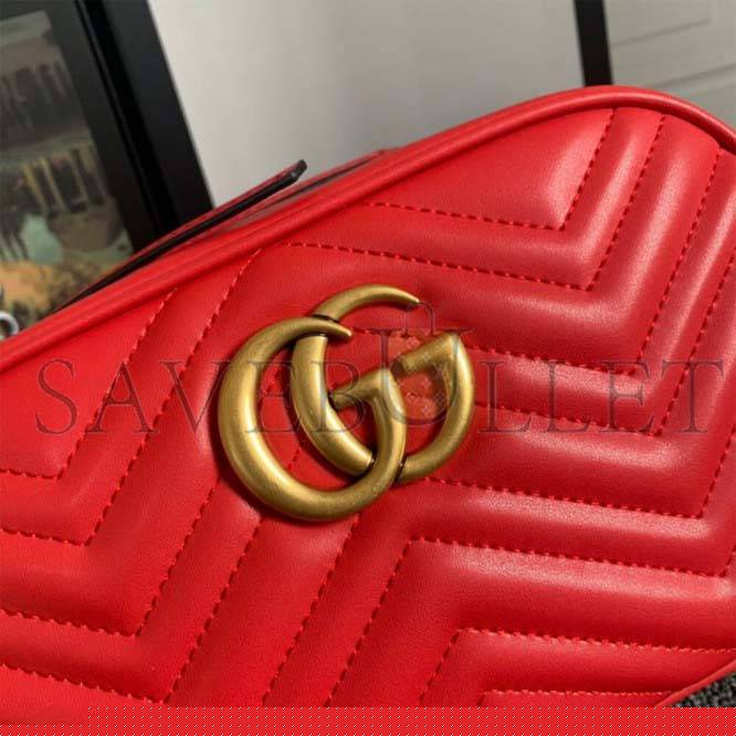 G*u*i marmont small matelasse shoulder bag 447632   (24*13*7cm)